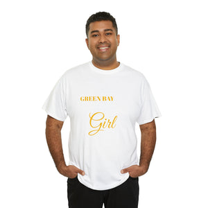 Green Bay Packers Girl Unisex Heavy Cotton Tee