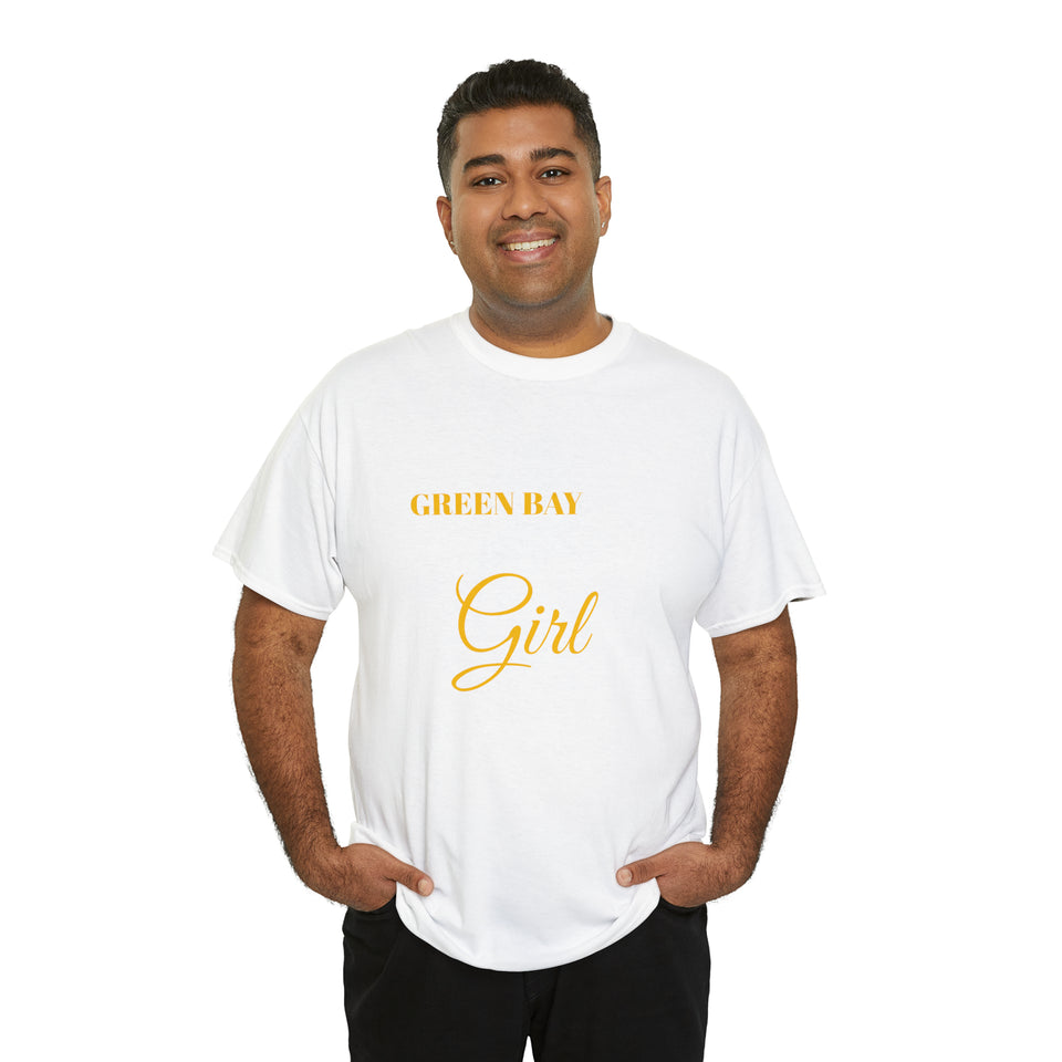 Green Bay Packers Girl Unisex Heavy Cotton Tee