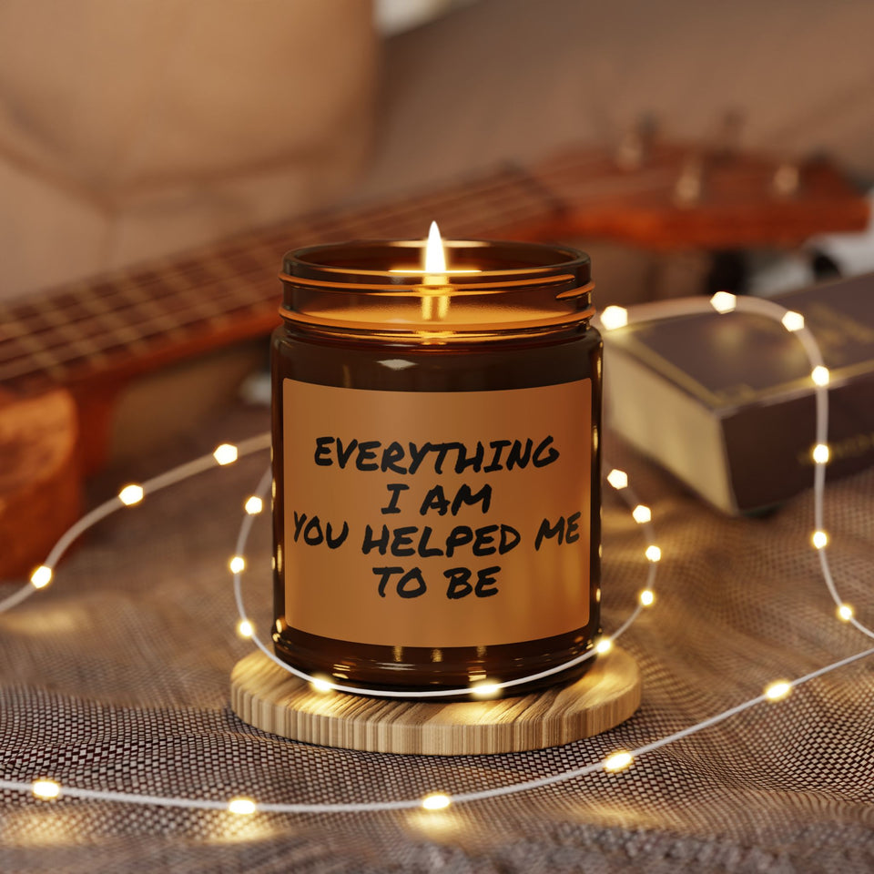 Everything I Am Scented Soy Candle (Multi-Size, Amber Jar)