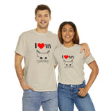 I Love My Cat Unisex Heavy Cotton Tee