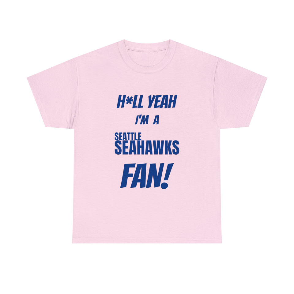 Seattle Seahawks Football Unisex Heavy Cotton Tee