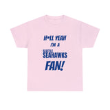 Seattle Seahawks Football Unisex Heavy Cotton Tee