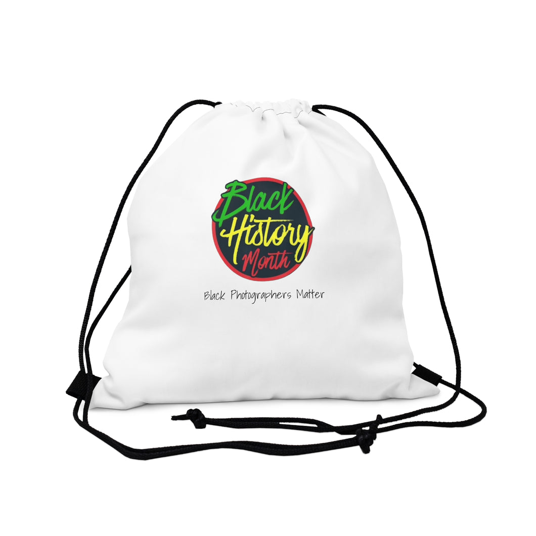 Black Photographers Matter Drawstring Bag