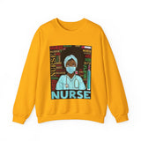 Black Nurse Crewneck Sweatshirt