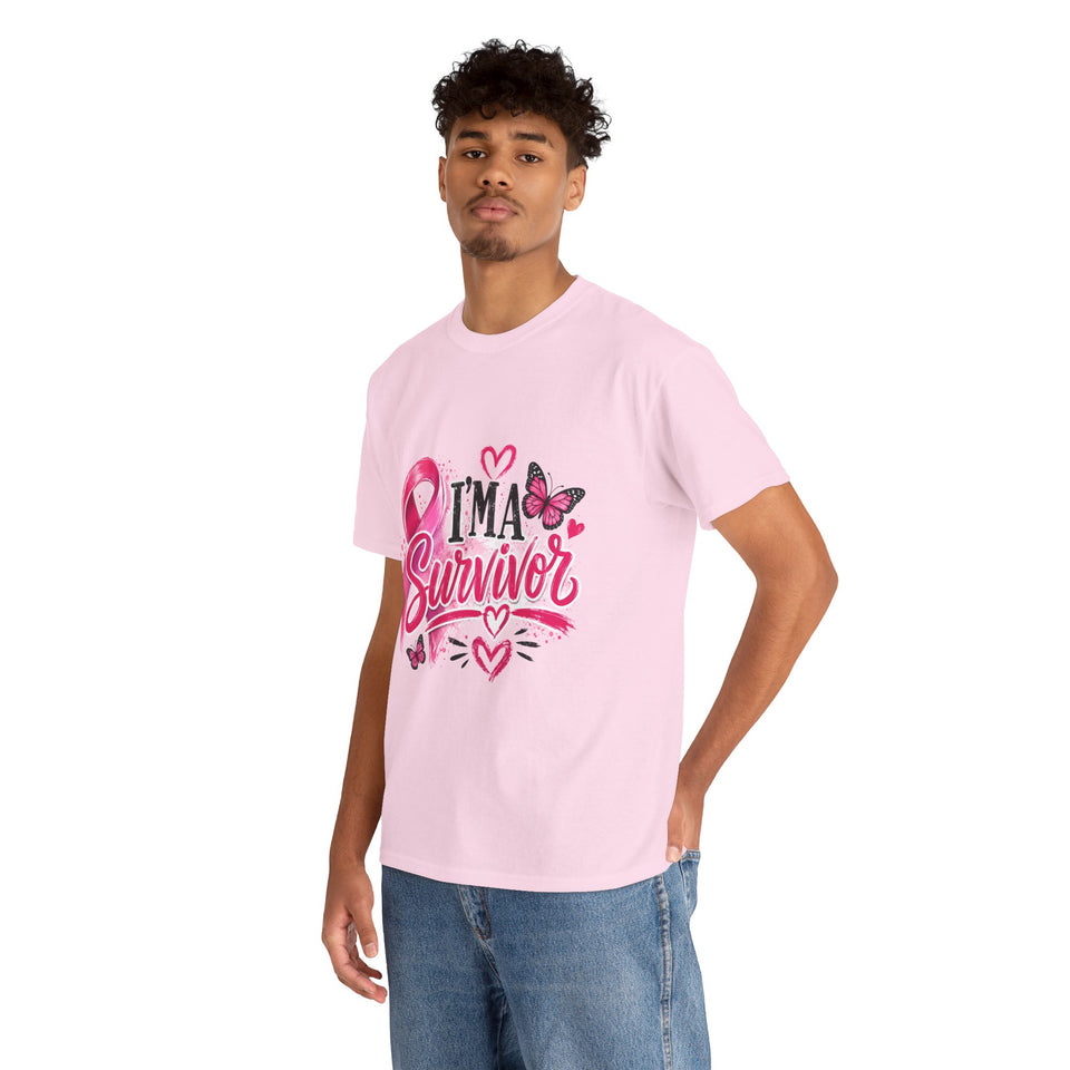 Breast Cancer Awareness Unisex Heavy Cotton Tee