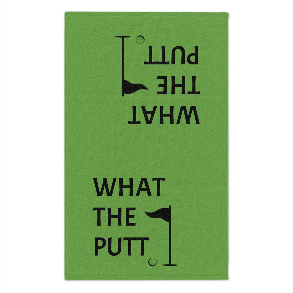 What The Putt Rally Towel, 11x18