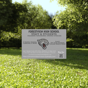 Forestview HS Universal Plastic Yard Sign