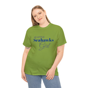 Seattle Seahawks Girl Unisex Heavy Cotton Tee