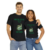 Heck Yeah My Son Is A UNCC Senior Unisex Heavy Cotton Tee