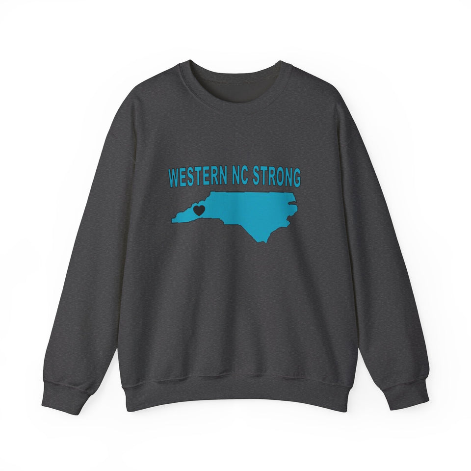 Western NC Strong Unisex Heavy Blend™ Crewneck Sweatshirt