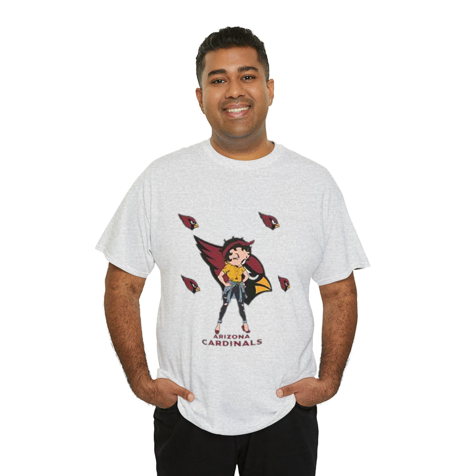 Arizona Cardinals Betty Unisex Heavy Cotton Tee