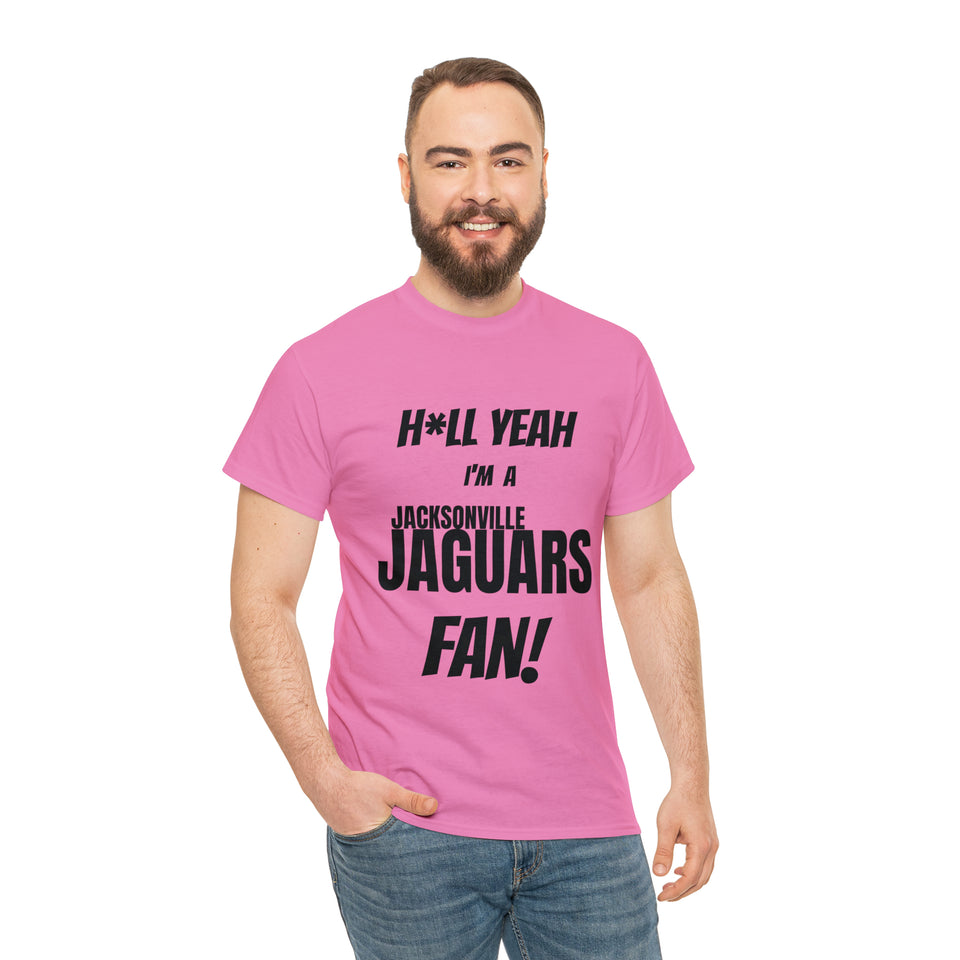 Jacksonville Jaguars Football Unisex Heavy Cotton Tee