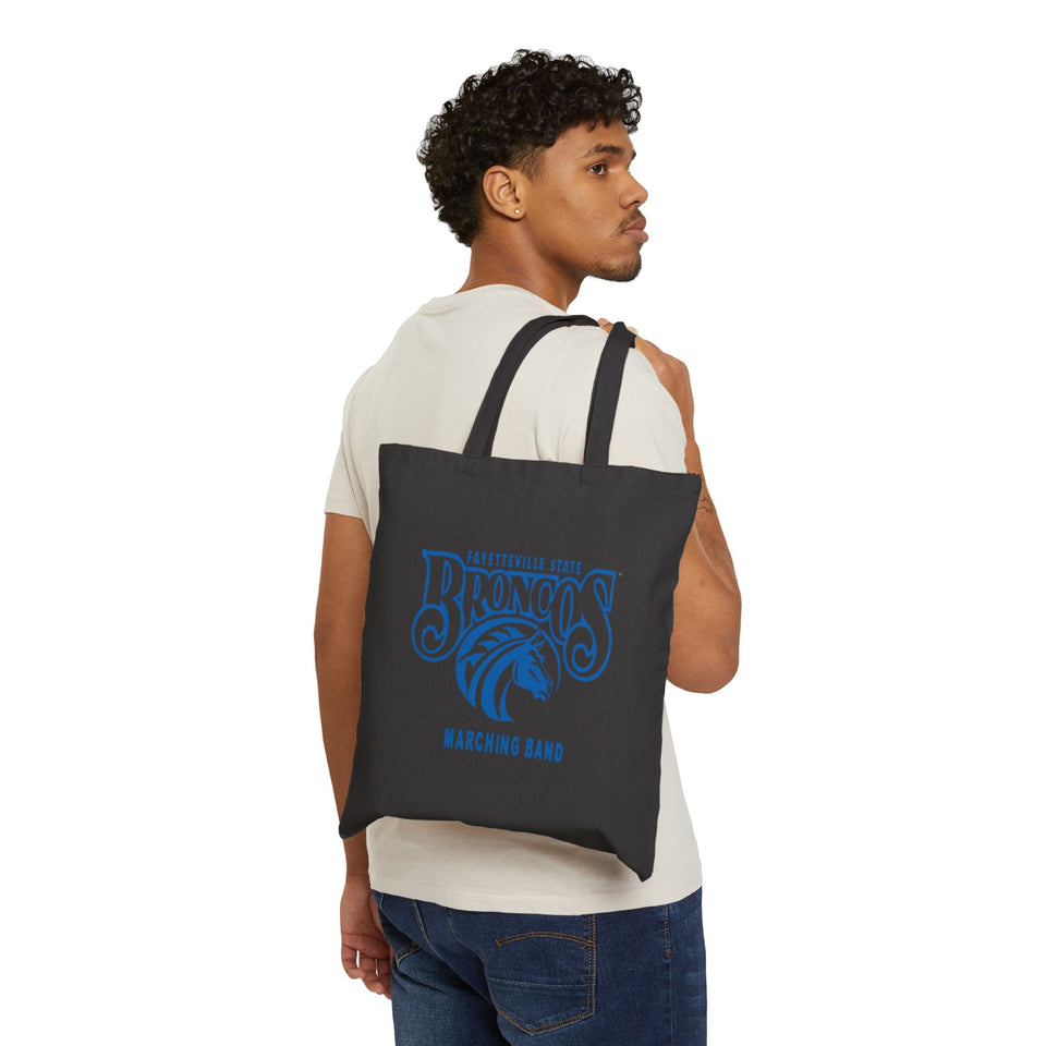 Fayetteville State Marching Band Cotton Canvas Tote Bag