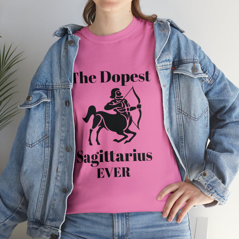 The Dopest Sagittarius Ever Unisex Heavy Cotton Tee