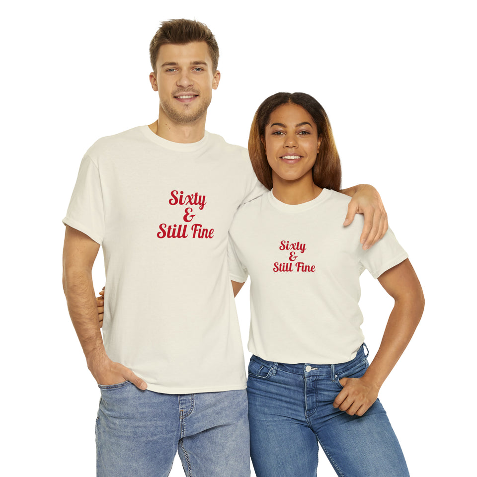 Sixty Unisex Heavy Cotton Tee