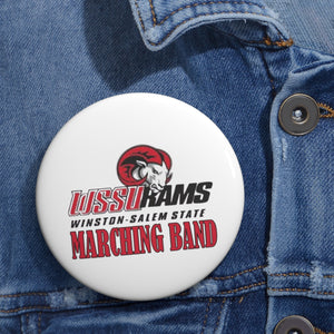 WSSU Marching Band Custom Pin Buttons