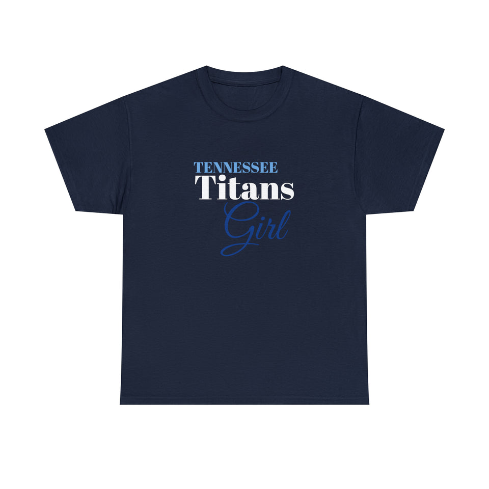 Tennessee Titans Girl Unisex Heavy Cotton Tee