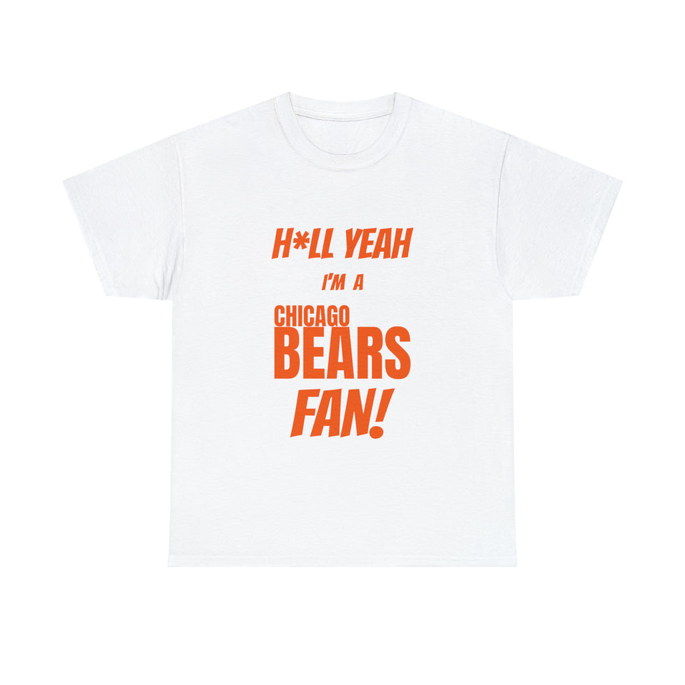 Chicago Bears Football Unisex Heavy Cotton Tee