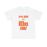 Chicago Bears Football Unisex Heavy Cotton Tee