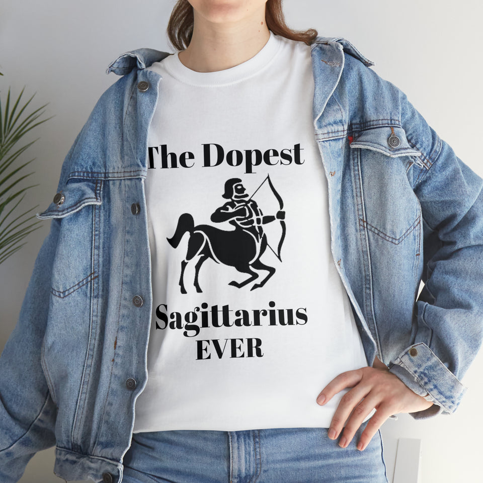 The Dopest Sagittarius Ever Unisex Heavy Cotton Tee