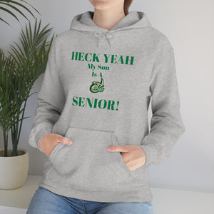 Heck Yeah My Son is A UNCC Senior Unisex Heavy Blend™ Hooded Sweatshirt