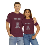NCCU Senior Unisex Heavy Cotton Tee