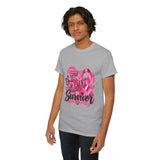 5 Yr Survivor Breast Cancer Awareness Unisex Heavy Cotton Tee