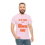 Denver Broncos Football Unisex Heavy Cotton Tee