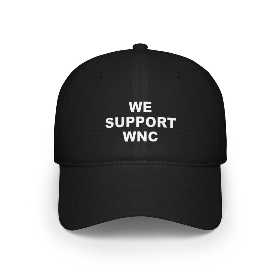 We Support WNC Low Profile Baseball Cap