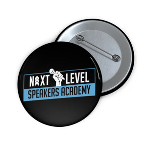 Next Level Speakers Academy Custom Pin Buttons