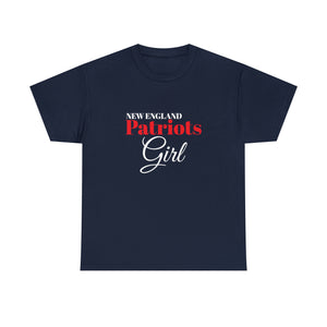 New England Patriots Girl Unisex Heavy Cotton Tee
