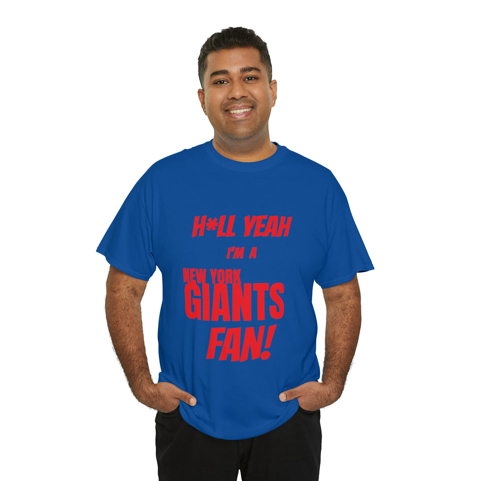 New York Giants Football Unisex Heavy Cotton Tee