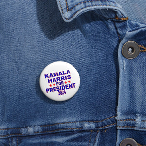 Kamala Harris for President Custom Pin Buttons