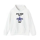 H*ll Yeah I'm A Dallas Cowboys Fan Unisex Heavy Blend™ Hooded Sweatshirt