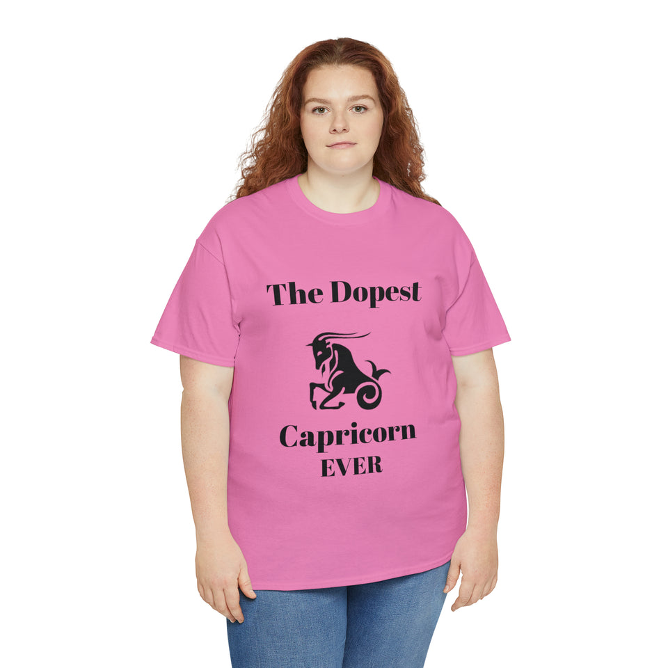 The Dopest Capricorn Ever Unisex Heavy Cotton Tee