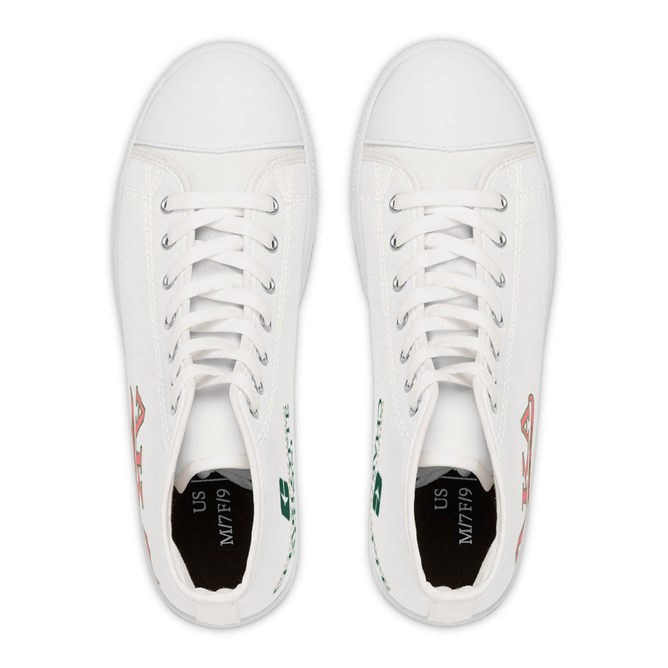 AKA UNCC Alumni Women's High Top Sneakers