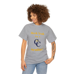 Heck Yeah I'm A Carmel Christian High School Senior Class Of 2024 Unisex Heavy Cotton Tee