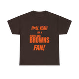 Cleveland Browns Football Unisex Heavy Cotton Tee