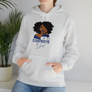 Dallas Cowboys Girl Unisex Heavy Blend™ Hooded Sweatshirt