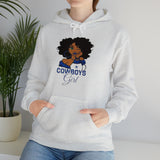 Dallas Cowboys Girl Unisex Heavy Blend™ Hooded Sweatshirt