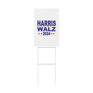 Harris Walz 2024 Plastic Yard Sign