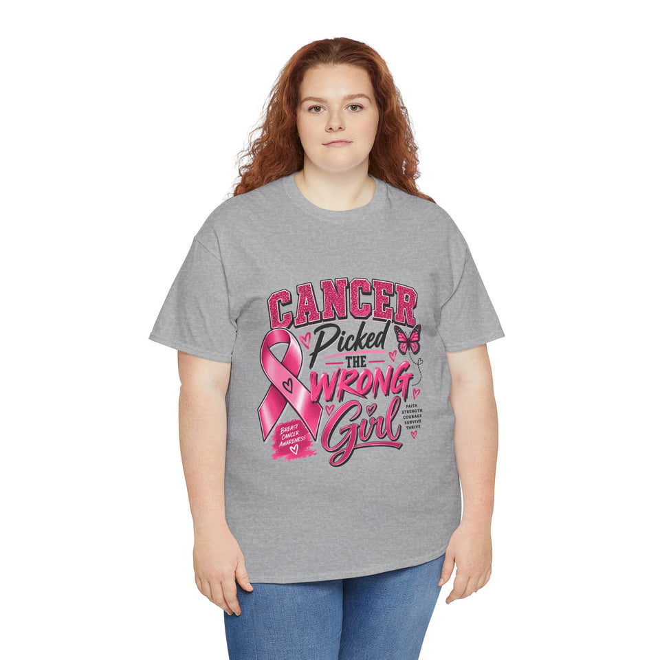 Breast Cancer Awareness Unisex Heavy Cotton Tee