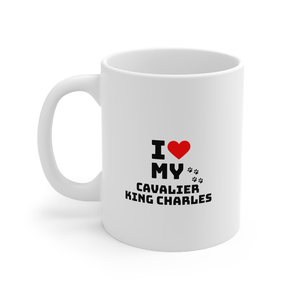 I Love My Cavalier King Charles Ceramic Mug 11oz