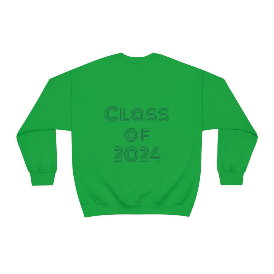 Heck Yeah I'm A UNCC Senior Unisex Heavy Blend™ Crewneck Sweatshirt