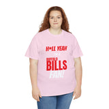 Buffalo Bills Football Unisex Heavy Cotton Tee