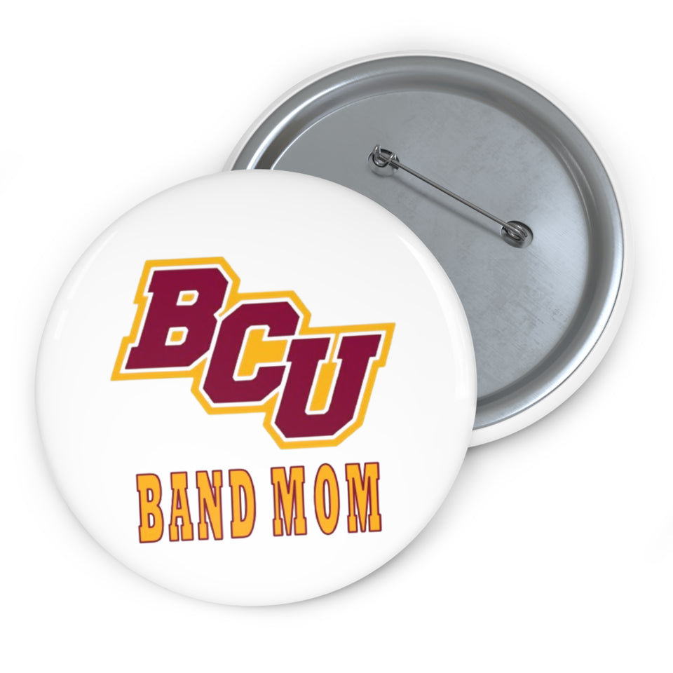 Bethune-Cookman Band Mom Custom Pin Buttons