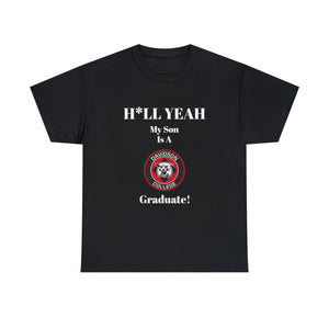 H*LL Yeah My Son Is A Davidson Graduate Unisex Heavy Cotton Tee