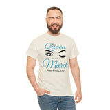 This Queen Was Born In March Unisex Heavy Cotton Tee