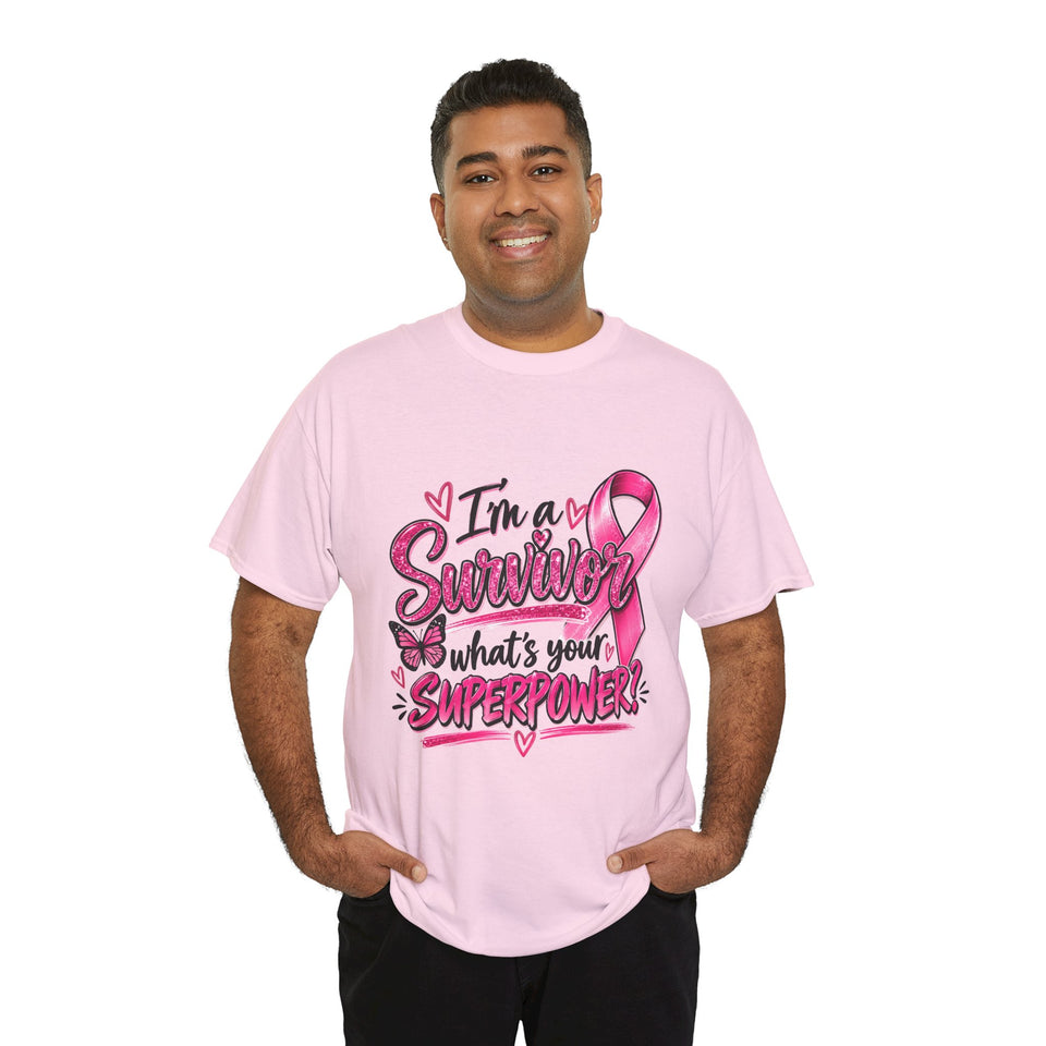 Breast Cancer Awareness Unisex Heavy Cotton Tee