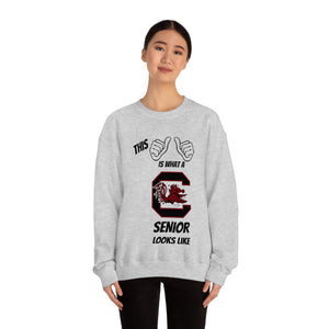 This Is What A South Carolina Gamecocks Senior Looks Like Unisex Heavy Blend™ Crewneck Sweatshirt